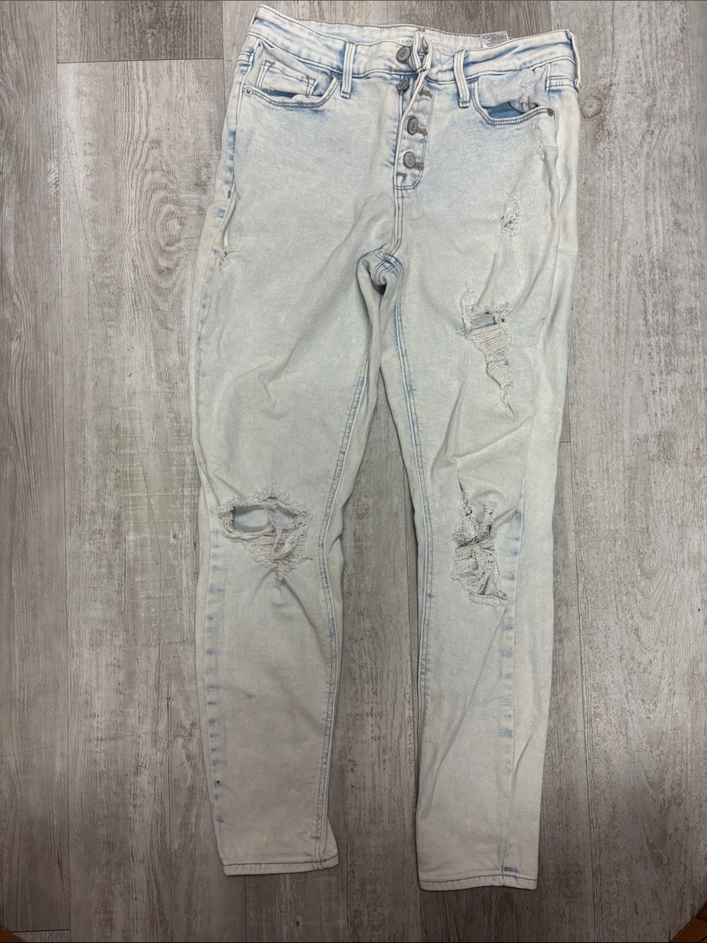 Old Navy Light Blue Rockstar Super Skinny Jeans